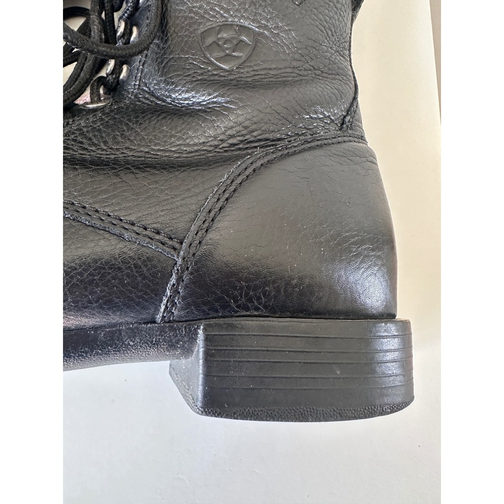 Ariat Boots Womens 7C Heritage Lacer Pebbled Leather Western Equestrian Horse - Picture 4 of 8